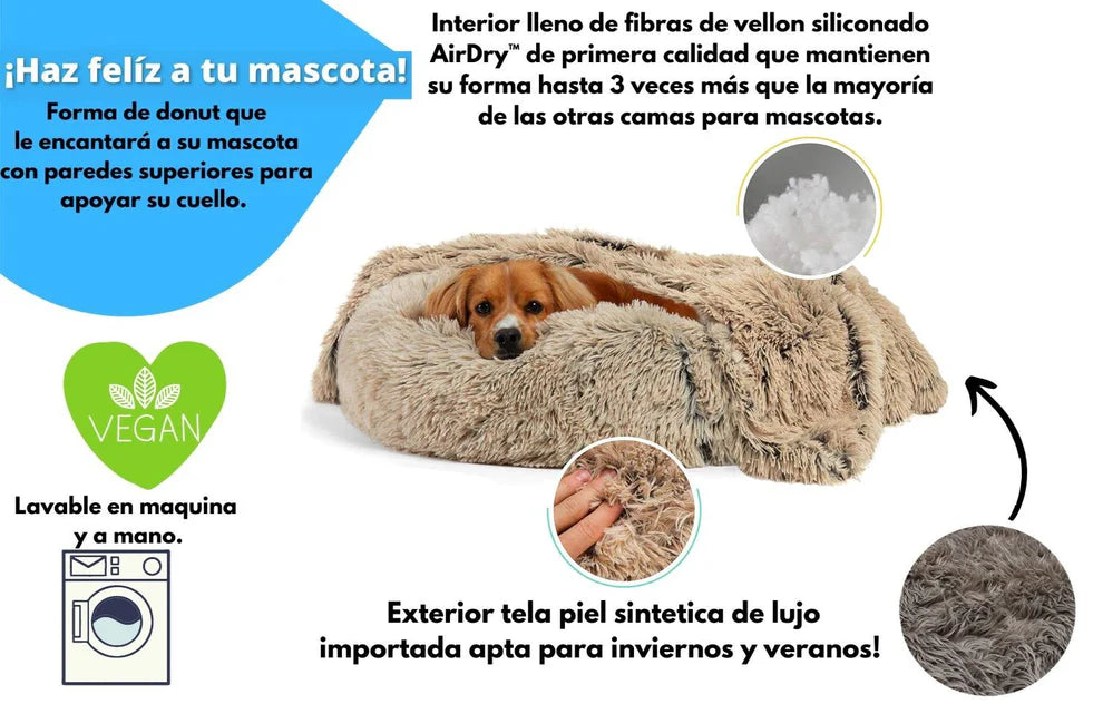 CAMA ORIGINAL MASCOTIKOS™ - ANTI ANSIEDAD Y ESTRES
