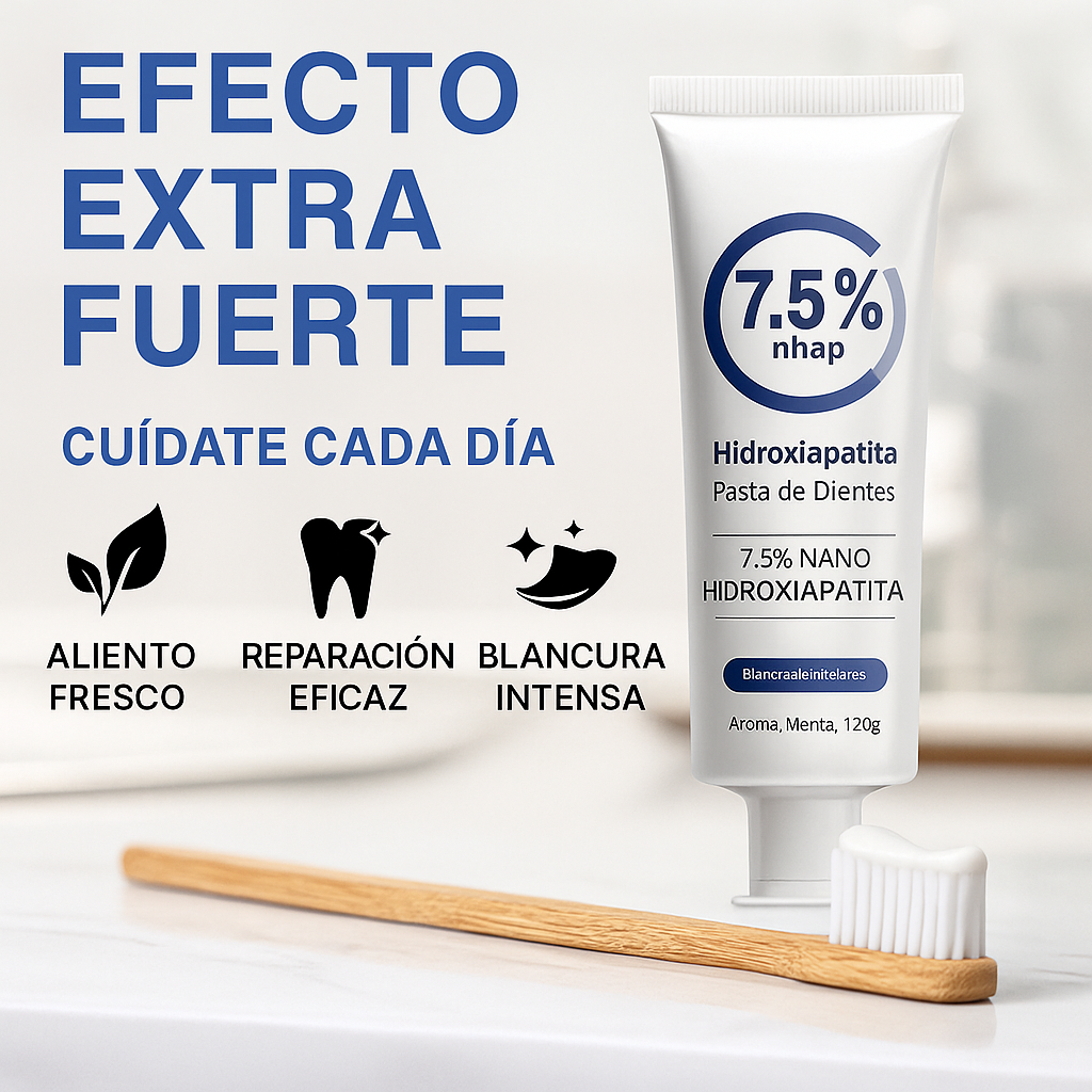 Pasta Dental de Hidroxiapatita para Recuperación Avanzada del Blanco Dental (envio gratis)
