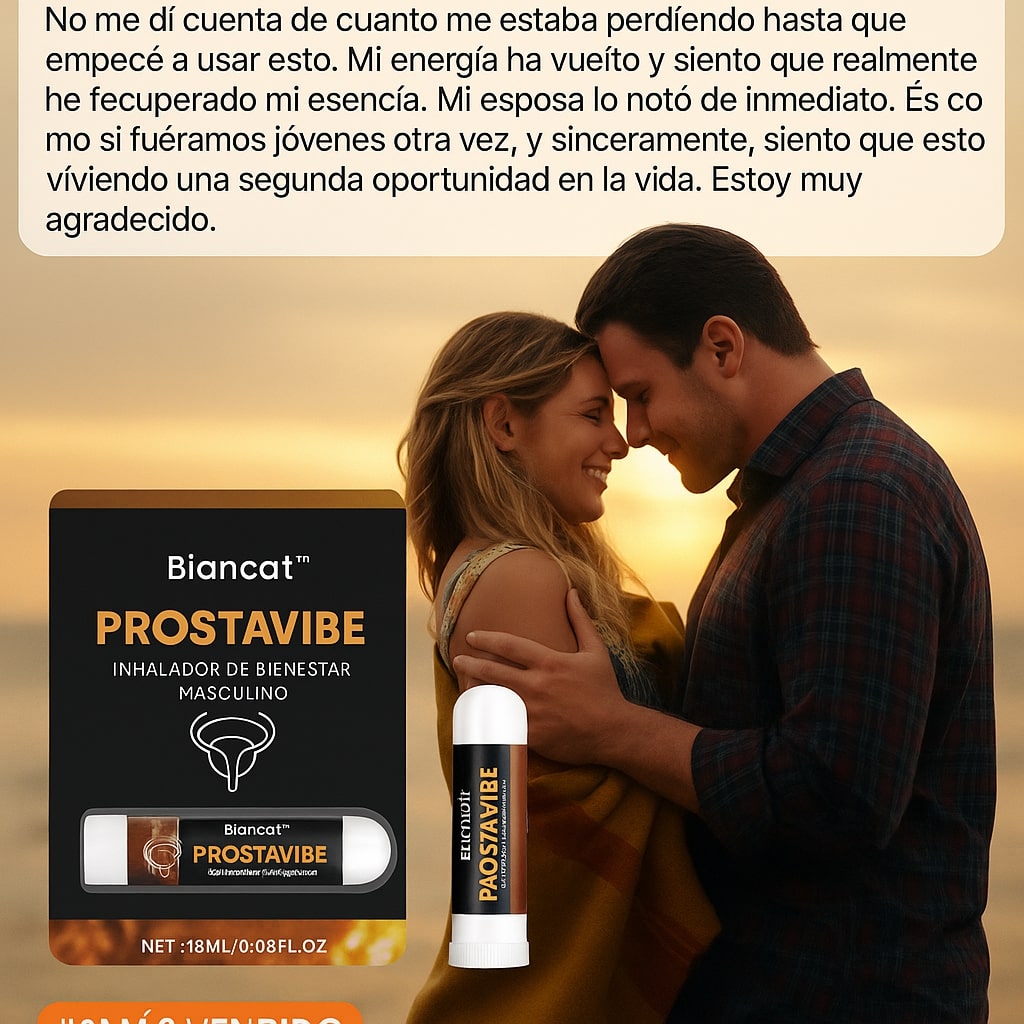 Prostavibe - Inhalador potenciador para hombre