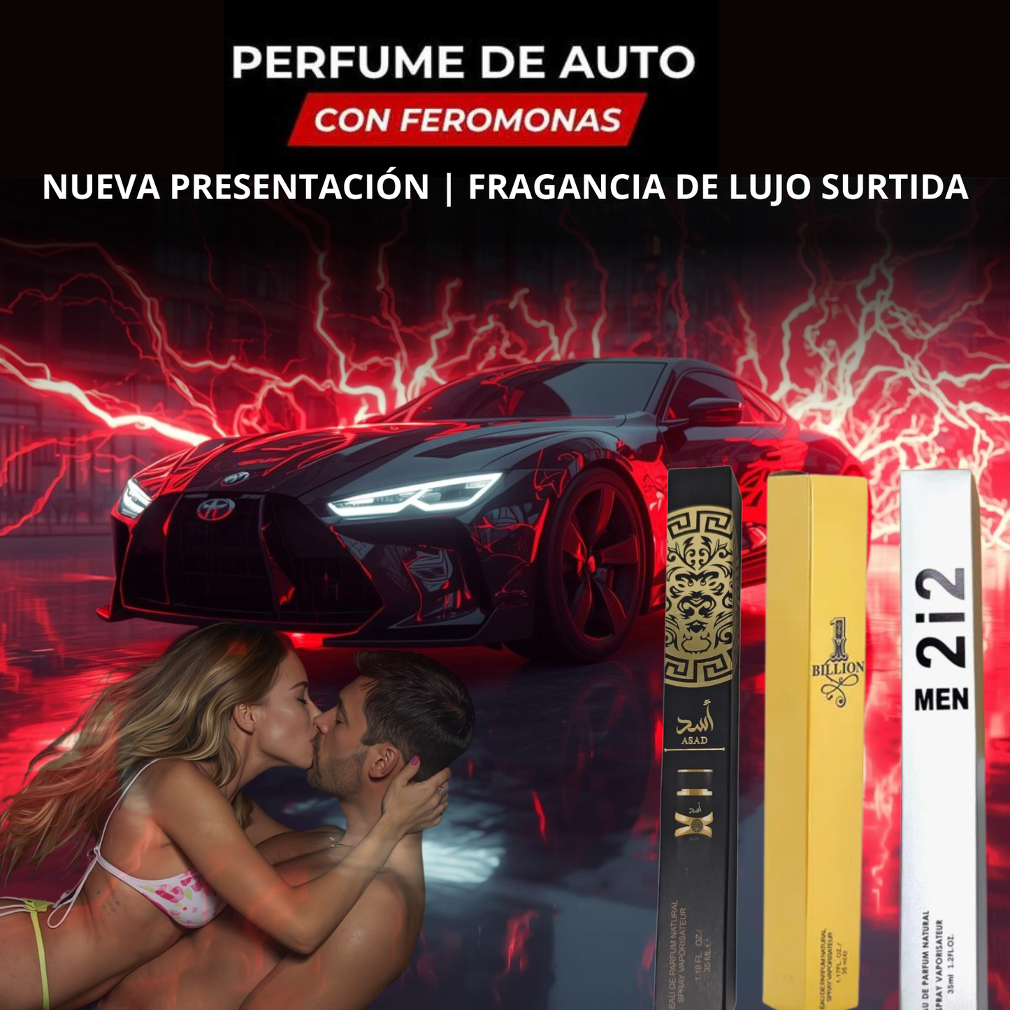 Magneto CAR Perfume con Feromona para Autos 2.0