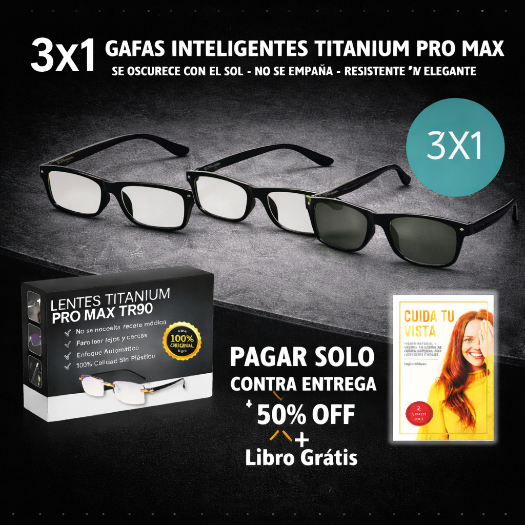 GAFAS ONE POWER READERS DE ÚTILMA GENERACIÓN (COMPRA 1 LLEVA 3)