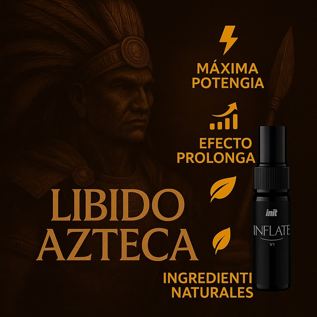 Spray agrandador Rey Azteca - Poder y erecciones al maximo