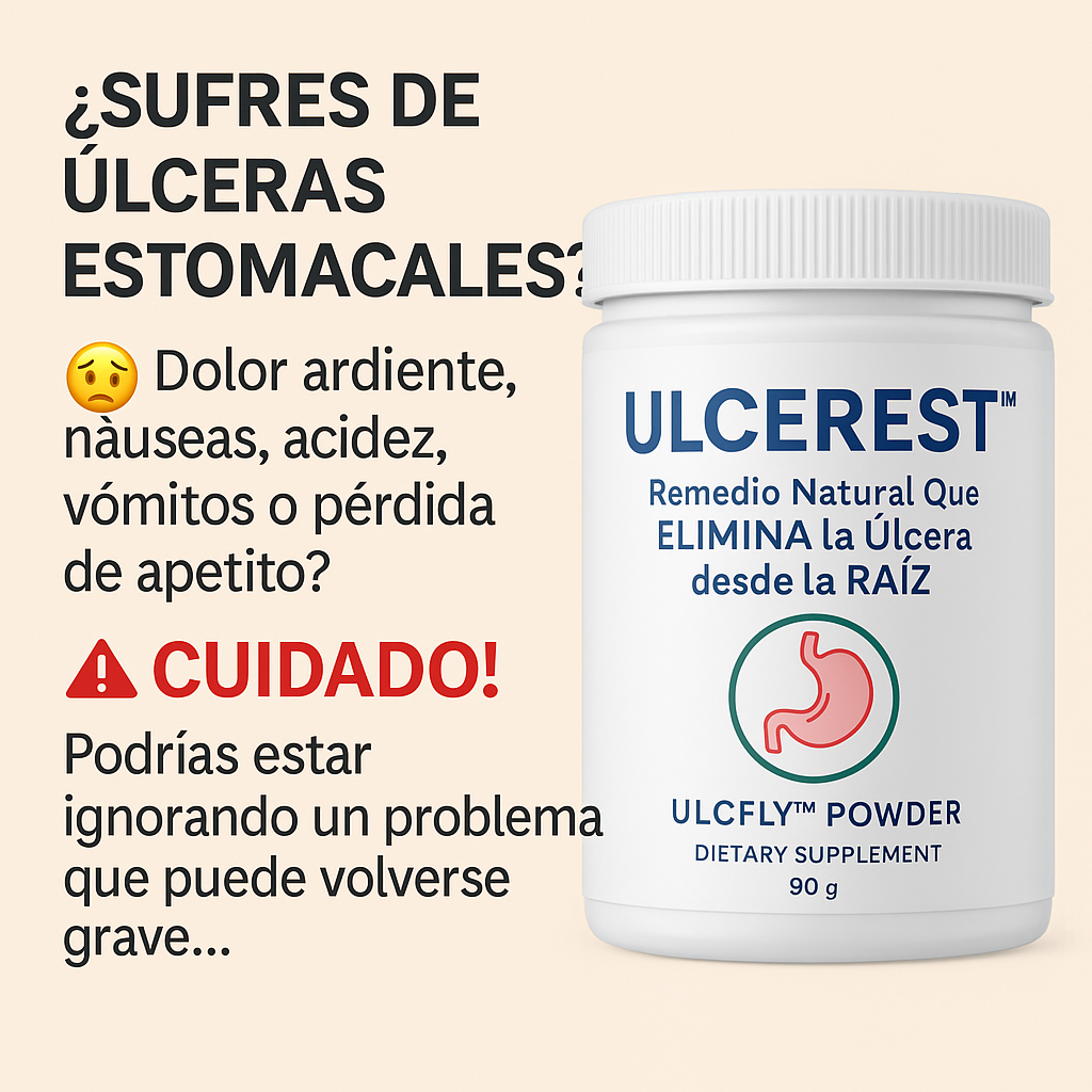 ULCEREST™ – Eliminador Natural de Úlceras