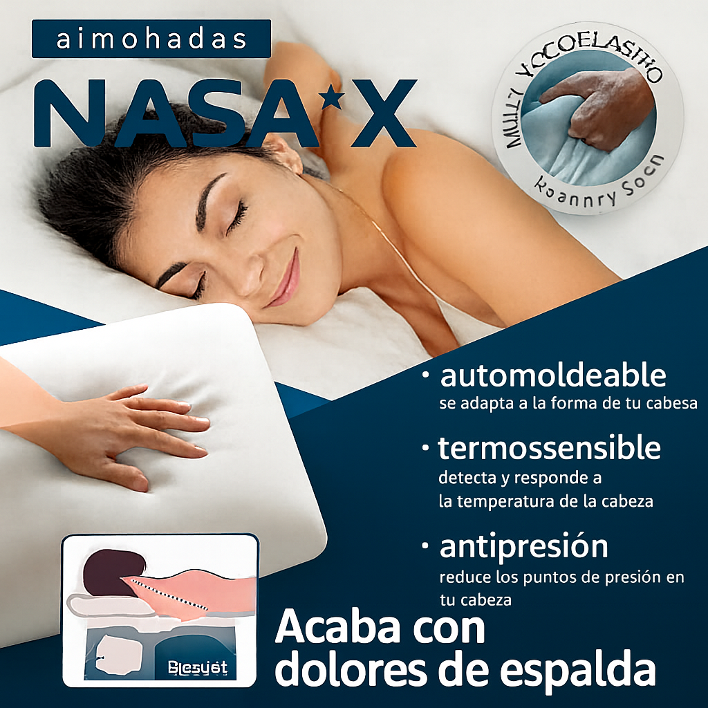 DELUXE ERGONOMIC PLUS Almohada Ortopedica 3d Con Alineación Cervical Perfecta